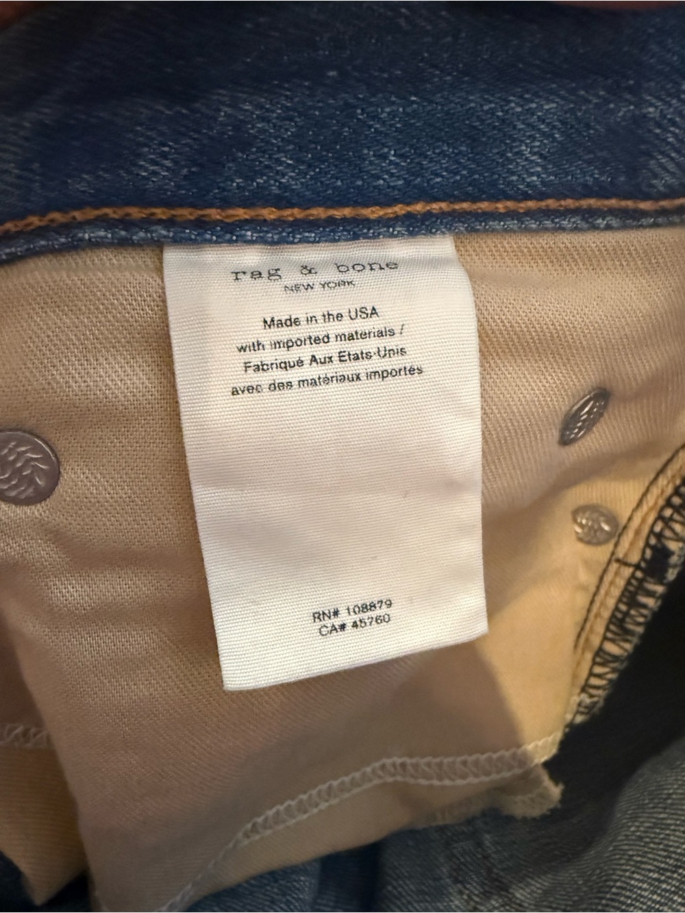 rag&bone Dre jean shorts, size 28, NWOT - Picture 5 of 9